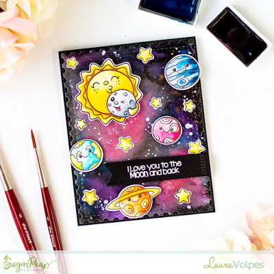 Galaxy Valentine Card