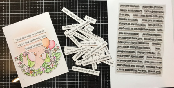 Stamped Sentiments Strips Tip