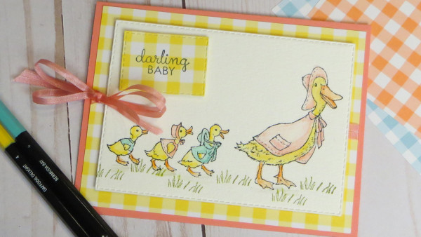 Ducklings Baby Card