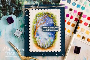 How to Watercolor Die Cuts