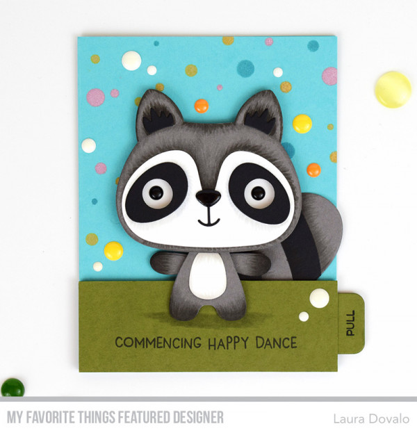 Interactive Dancing Racoon Card