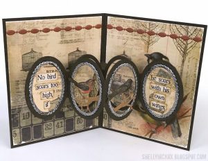 Pop Up Oval Frame Card