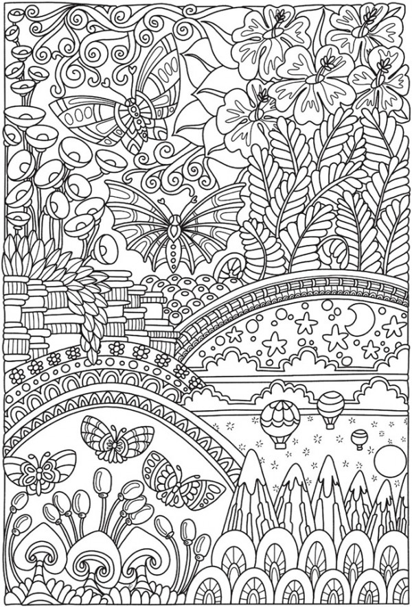 5 Butterfly Coloring Pages