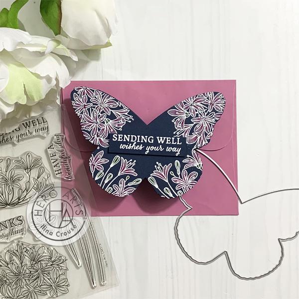 Butterfly Shaped Card