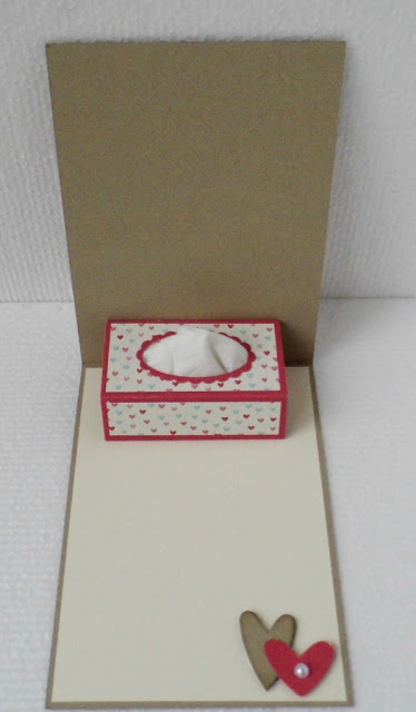 Tissue Box Pop Up Card