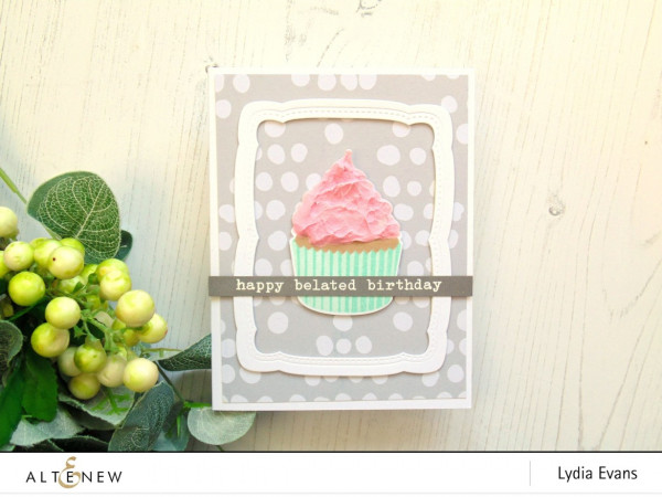 Textured Cupcake Card