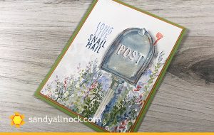 Snail Mail Mailbox Card