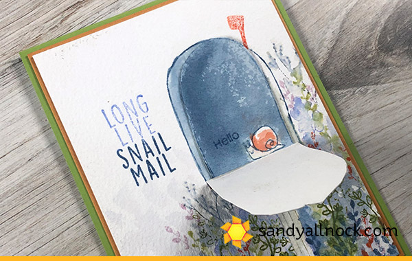 Snail Mail Mailbox Card