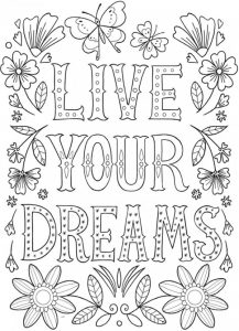 6 Express Yourself Coloring Pages