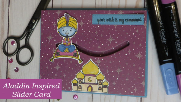 Aladdin Inspired Slider Card