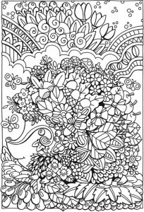 5 Entangled Forest Coloring Pages