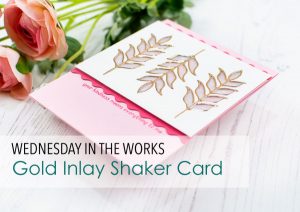 Die Cut Inlaid Shaker Card