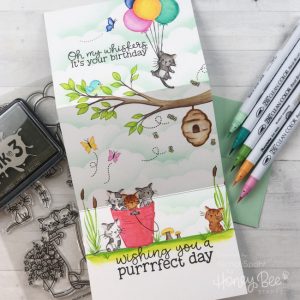 Tri-Fold Kitty Card