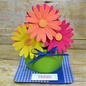 Pop Up Flower Pot Card