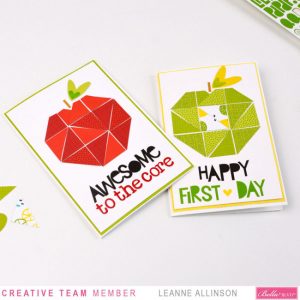 Back to School Apple Cards