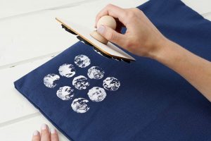 Stamp Your Own Mudcloth Pillows