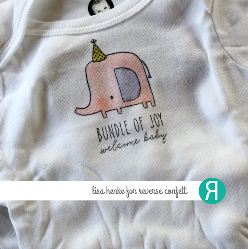 Stamped Baby Onesie