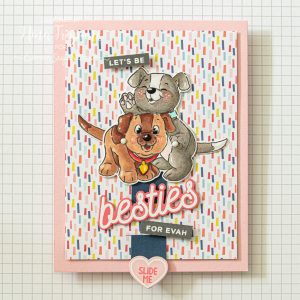 Wagging Puppy Tails Card