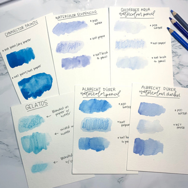 Watercolor Comparisons