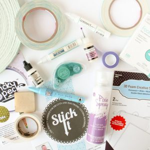 Adhesive Guide for Card Making