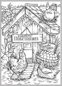 6 Farm Life Coloring Pages