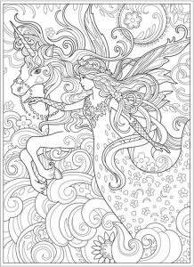 6 Magical Fairy Coloring Pages