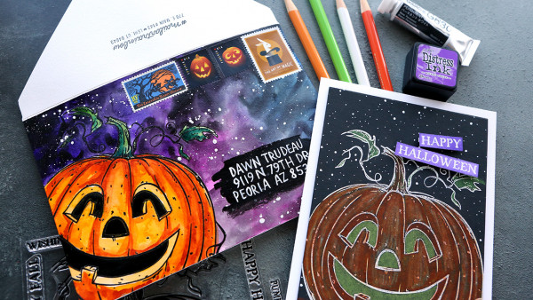 Jack O' Lantern Card and Envelope