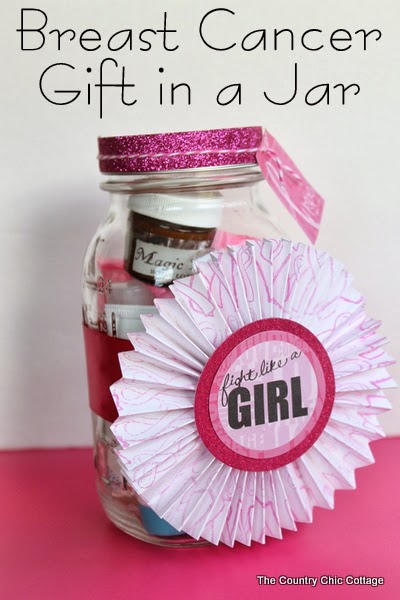 Breast Cancer Gift in a Jar