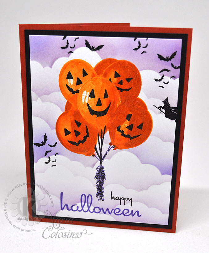 Halloween Balloons Card