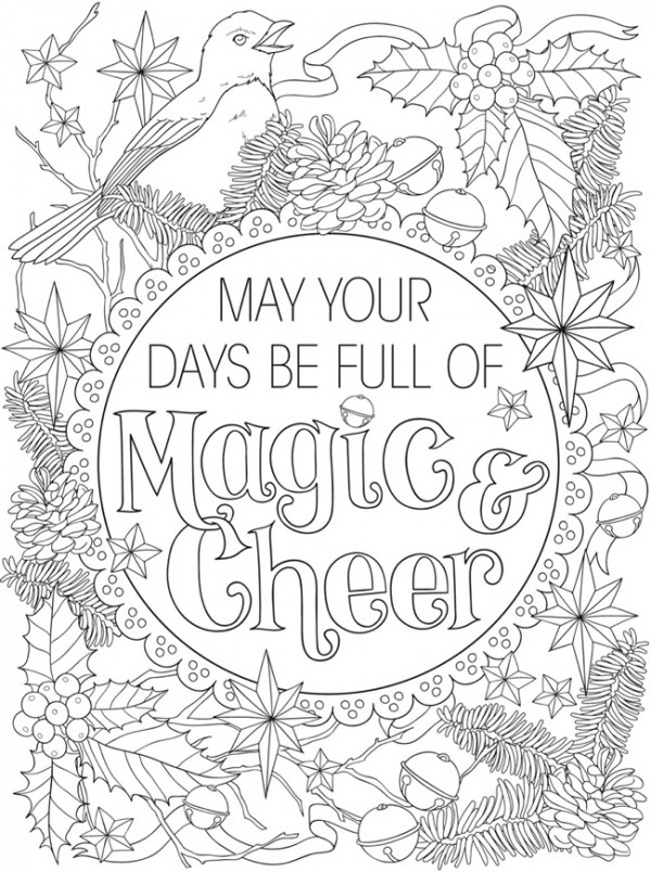 4 Christmas Coloring Pages