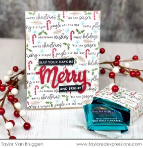 Christmas Card with DIY Pattern Paper