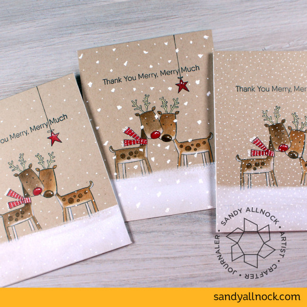 Reindeer Couple Card