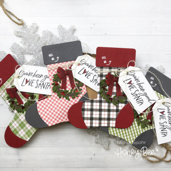 Stocking Shaped Gift Card Holders