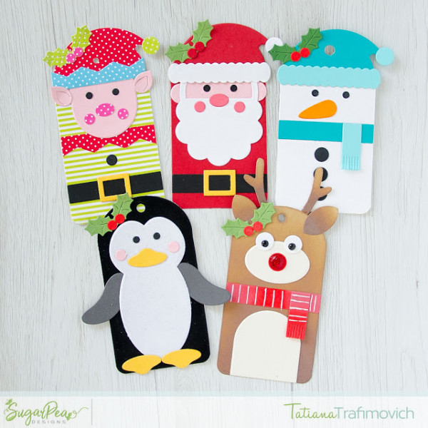 Christmas Character Tags