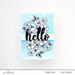 Birthday Card with Shimmer Background