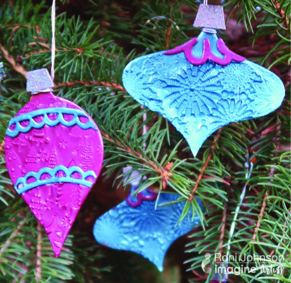 Embossed Christmas Ornaments