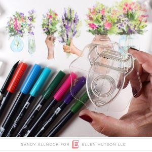 Create Flower Vases from Other Stamps