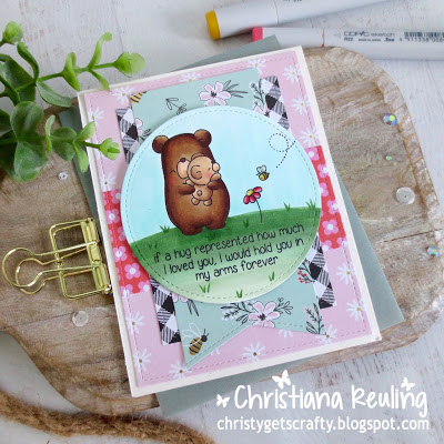 1 Stamp Set 4 Ways - Bear Cards