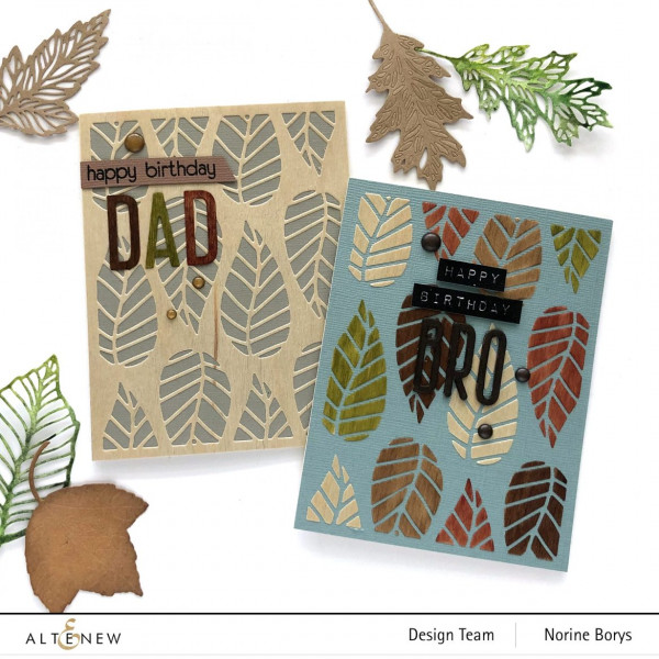 Masculine Cards with Wood Paper