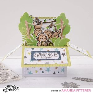 Monkey Pop Up Box Card