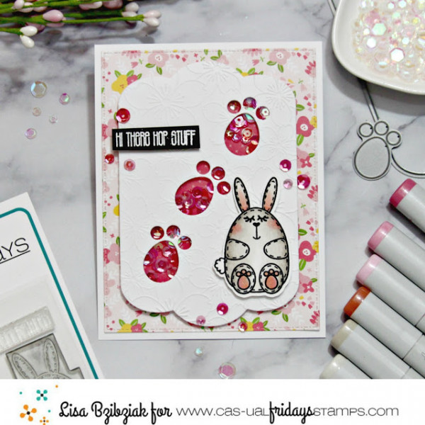 Easter Bunny Shaker Card