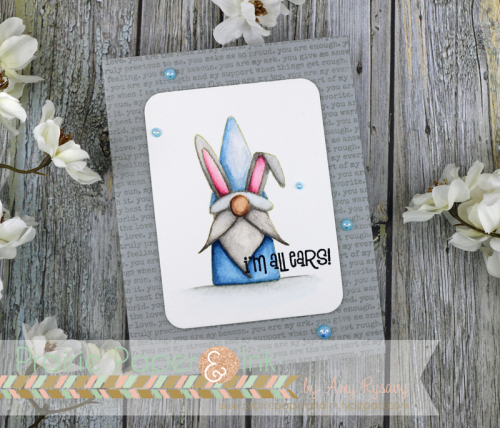 Gnome Bunny Easter Card