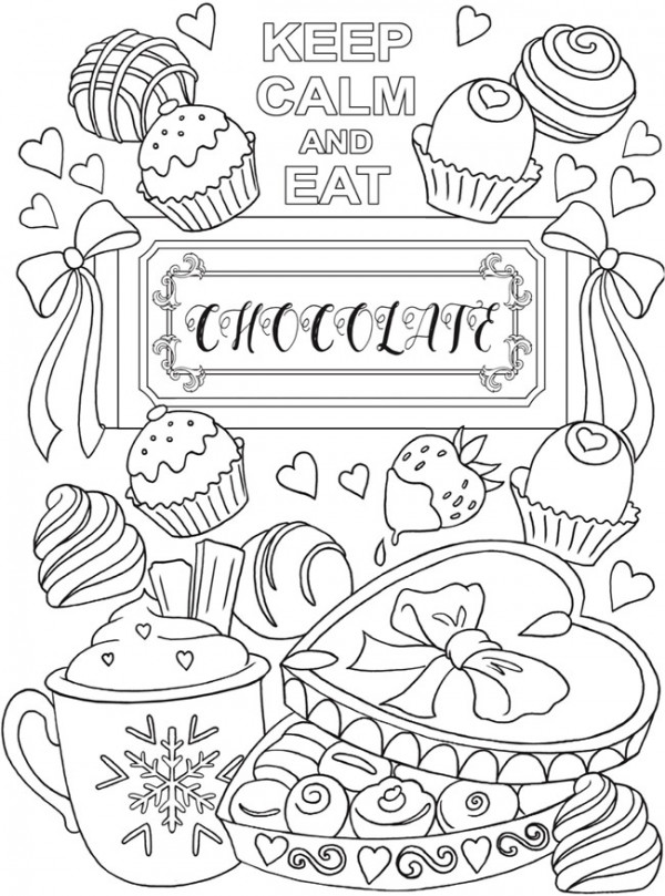 6 Keep Calm Coloring Pages