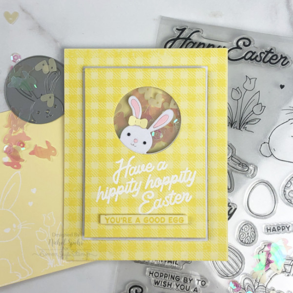 Easter Bunny Shaker Card