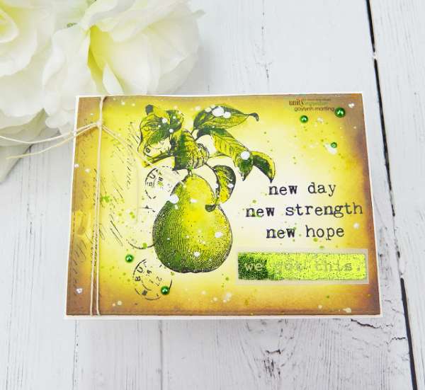 Mixed Media Encouragement Card