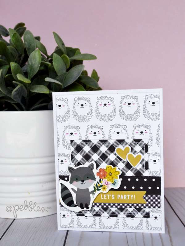 Simple Card Invites with Scrapbooking Supplies