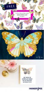 Butterfly Clipart Freebies