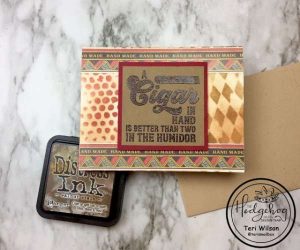 Cigar Box Themed Card