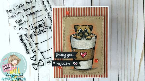 Coffee Cup Pup Card