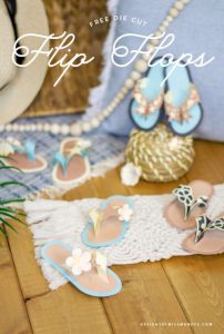 Flip Flop Die Cut File Download